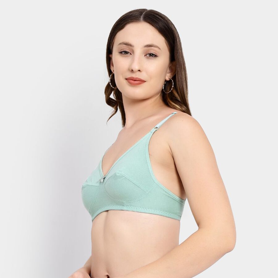 Ladies' Non-Padded Bra, Light Green, large image number null